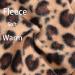 Small Dog Sweater with Leash Hole - Winter Fleece Chihuahua Clothes for Teacup Yorkie - Leopard Print Camouflage Design (Large) - Buy Online on GoSupps.com