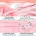 KDIMSU Pink Baby Towel with Hood | Soft & Super Absorbent Bath Towels for Newborns | Perfect Baby Shower Gift | 80x80cm Bathing Accessories - Buy Online on GoSupps.com