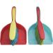 Home Essential 2 Packs - Junior Kids Mini Size (5.88'' x 10.25'') Heavy Duty Dustpan with Hand Brush for Sweeping and Cleaning of Kitchen Office Table-top Car - Buy Online on GoSupps.com