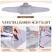 Buy Bolei Heat Bottle Belts - Leakproof Natural Rubber Hot Water Bottle with Soft Waist Cover for Pain Relief - 130cm Long Gray Heat Belt - Buy Online on GoSupps.com
