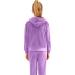 Hopeac Girls Velour Zip Up Hoodie Sweatsuit Set Lavender 13-14 Years - Buy Online on GoSupps.com