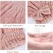 Unaone Microfiber Hair Towel Set - Fast Drying Hair Turbans for Long Hair | Soft & Absorbent - Khaki & Pink - Buy Online on GoSupps.com