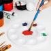 Amazon Basics Round Paint Tray Palettes White - Set of 15 - Buy Online on GoSupps.com