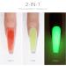 Burano Poly Nail Extension Gel Kit - 2in1 Glow In The Dark & Temperature Color Changing Builder Gel | All-in-One Black Nail Gel Builder Kit - Buy Online on GoSupps.com