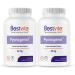 BESTVITE Pycnogenol 50mg (120 Capsules) (60x2) - French Maritime Pine Bark Extract - No Stearates - Gluten Free - Non GMO 120 Count (Pack of 2)