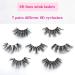 Mikiwi 25mm 6D Faux Mink Lashes - Dramatic and Fluffy Eyelashes for Halloween Party (7 Pairs) - 6DMIX1-7 - Buy Online on GoSupps.com