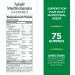 Nature's Bounty Adult Multivitamin Supplement - Fruit Flavor 75 Count (Pack of 1) - Buy Online on GoSupps.com