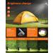 Eventek Rechargeable LED Camping Lantern 4000LM | 20000mAh Power Bank | 144 Hours Runtime | 5 Light Modes | IPX5 Waterproof | Portable for Emergency, Hurricane, Hiking - Buy Online on GoSupps.com
