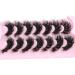 Geeneiya Dense 8D Mink Fluffy Cat Eye Lashes Pack for Long, Thick Volume - Look Like Extensions - Buy Online on GoSupps.com