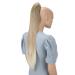 CAISHA 28" Extra Long Straight Ponytail Hairpiece Heat-resistant Synthetic Fibres Strawberry Blond Mix H169 strawberry blond mix #27BT613 H169