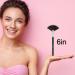 Nanshy Highlighter Fan Makeup Brush - Professional Blush & Bronzer Fan Brush - Vegan & Cruelty-Free - Onyx Black - Buy Online on GoSupps.com