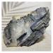 Gemstones and Crystals 2500-2800g Natural Stone Crystal Black Tourmaline Quartz Symbiosis Specimen Fengshui Reiki Ornments for Home Decoration Stone Mineral Specimen