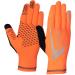 GripGrab Running Expert Full Finger Winter Touchscreen Running Gloves Jogging Gloves Running Hi-Vis High Visibility L Orange Hi-Vis