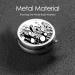 Music Notes Mini Round Pill Box - 3 Compartment Travel Organizer for Home & Office - Buy Online on GoSupps.com