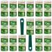 Today - lint roll 95% recycled - 16 roles (24 leaves) + 2 handles made of post -consumer plastic.Adhesive-animal hair remover cats and dogs.Classic lint brush