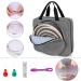 LoDrid Embroidery Kit Project Bag with Starter Kit - Portable Craft Carry Case for Embroidery Supplies and Cross Stitch Kits - Ideal for Beginners - Gray - Buy Online on GoSupps.com
