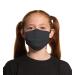 Reversible Unisex Cloth Face Mask- Washable and Reusable. (Fits: X-Small to Small Face Charcoal Grey/Black Reversible)