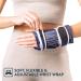 Magic Gel Wrist Ice Pack Wrap - Hot/Cold Hand Brace - Adjustable Straps - Blue - Buy Online on GoSupps.com
