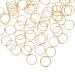 Hotop 100 Pack Gold Hair Rings - Braid Rings Hair Loop Clips - Hair Accessories - Buy Online on GoSupps.com