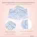 Dance Pattern Face Mask for Children - Washable 100% Cotton Nose Bracket & Filter Bag - Oeko-Tex Standard 100 - Thin White-Black Spotted XS - Buy Online on GoSupps.com
