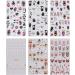 3D Halloween Nail Stickers 6 Sheets 5D Self-Adhesive Embossed Nail Decal Ghosts Bats Pumpkin Nail Art Decoration Design Supplies - Buy Online on GoSupps.com