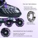 Sowume Adjustable Inline Skates | Light Up Wheels | Purple | Kids & Adults - Buy Online on GoSupps.com