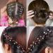 36 Mini Strass Hair Clips - Rhinestone Flower Hairpins for Women & Girls | Perfect for Daily Wear & Parties - 6 Colors - Buy Online on GoSupps.com