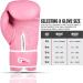 Gritletic Boxing & MMA Training Gloves - Supreme Unisex Kickboxing Gloves in Pink - Available in 8, 10, 12, 14 & 16oz - Buy Online on GoSupps.com