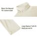 TAPULCO Men's Ivory Turtleneck Knitted Pullover - Slim Fit Long Sleeve Casual T-Shirt - Buy Online on GoSupps.com