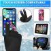 XTSZX Winter Warm Touchscreen Gloves for Men Women - Windproof Thermal Snow Gloves for Running Cycling Skiing Hiking - Black Medium - Buy Online on GoSupps.com