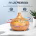 Zovhyya Aroma Diffuser 500ml - Aromatherapy Humidifier with Remote Control 14 LEDs Timer & Auto Shut-Off for Living Room Bedroom & Yoga | Buy Now - Buy Online on GoSupps.com