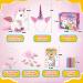 EUCOCO Unicorn Gifts for Girls Age 3-8 | Soft Toys for 3-8 Year Old Girls | Plush Unicorn Toys Set for Kids | Pink Unicorn Toys for 3 4 5 6 7 Year Old Girls - Buy Online on GoSupps.com