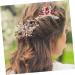 Angoily Bridal Hair Comb Tiara Bride Insert Comb Hair Accessories for Women Wedding Hair Combs for Women Pearl Rhinestone Hair Comb Rhinestones Decorate Women's Modeling Red - Buy Online on GoSupps.com