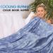 Ocean Queen Cooling Blanket - Lightweight Double Sided Cold Effect Blanket for Hot Sleepers - 90x90 Queen Size - Buy Online on GoSupps.com