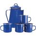 Stansport Blue Enamel Percolator Mugs - Durable Camping Coffee Cups - Buy Online on GoSupps.com