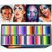  G n rique Body Paint Kit - Vibrant Creative Kit Water-Based Face Paint Set | Washable Brush Markers 12 Grids for Theater Women Girls Parties - Buy Online on GoSupps.com