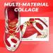 Ashion Men's Basketball Shoes - Non Slip Breathable Red Sneakers with Arch Support - Buy Online on GoSupps.com