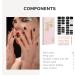 NAILOG Semi Cured Gel Nail Strips 34 pcs Salon-Quality Gel Nail Stickers Long Lasting Nail Wraps for Women with Soft Gel Finish Star Walk - Buy Online on GoSupps.com