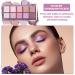 NVLEPTAP 10 Colors Eyeshadow Palette - Matte Nude & Glitter High Pigmented Makeup for Long-Lasting Natural-Looking Eyes - A14 - Buy Online on GoSupps.com