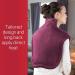 Sunbeam XL Renue Heating Pad for Neck & Shoulder Pain Relief - 4 Heat Settings, Auto-Shutoff - Burgundy, 25x25 Inch - Buy Online on GoSupps.com