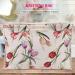 Woven Fabric Storage Bag with Handle for Knitting Needles & Sewing Tools - Red Flower Design - Buy Online on GoSupps.com