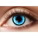 Balinco contact lenses colored without strength motif lenses eye lenses costume accessories for cosplay Halloween carnival carnival dia los muertos party festival rave (Mistery Blue / Black) Mi