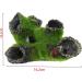 Buy Aquarium Rock Cave Decoration with Green Grass | Larnel Hide & Harz Accessories for Stunning Aquariums - Buy Online on GoSupps.com