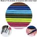 20 Pack Replacement Drawstrings - 53 Long Black Drawcords for Pants, Sweatpants, Hoodies, Scrubs, Jackets, Shorts - Buy Online on GoSupps.com