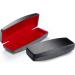 FEFI Large Hardcase Glasses Case - Silk Look Size L Black/Red | Premium Eyewear Storage - International Shipping Available - Buy Online on GoSupps.com