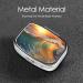 Ocean Sunset Printed Square Pill Box | Portable Travel Medicine Organizer | International Shipping Available - Buy Online on GoSupps.com