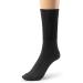 Silky Toes Women's Bamboo Diabetic Crew Socks 3-Pack - Black, Plus Sizes 9-11 - Buy Online on GoSupps.com
