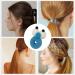 Shurzzesj Funny Hairband Hair Scrunchies | Big Eyes Funny High Elasticity Hair Ties No-Slip Grip For Women Girls For All Occasions Blue - Buy Online on GoSupps.com