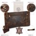 Moonster Leather Pencil Case Beautifully Handcrafted Zippered Pouch That s Made To Last - Elegant Practical Pencil Cases for Adults & Students - Unique 8" x 4" Design with Side Pocket & Keyring Dark Brown - Buy Online on GoSupps.com