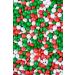Coloured Milk Chocolate Beans - 30g or 100g - Cake Cupcake & Cookie Decoration Sprinkles (Red White & Green 100g) Red White & Green 100g